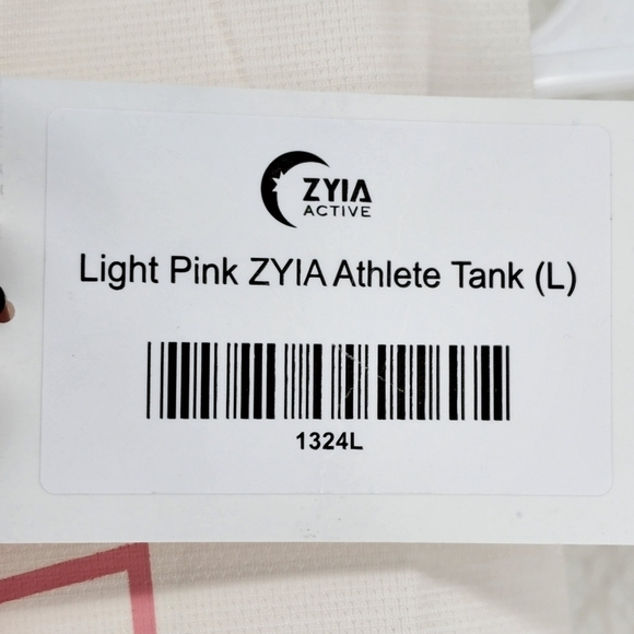 COPY - Zyia Women's Light Pink Athlete Tank - Picture 7 of 9